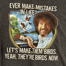 Bob Ross Graphic T-Shirt XL