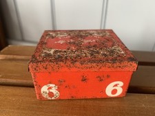 NOBEL ADVERTISING TIN MINING DETONATORS THISTLE GLASGOW ANTIQUE BRITAIN BOX