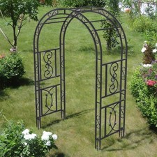 Heavy Duty Garden Arch Trellis for Climbing Plants Vine Wedding Archway Outdoor