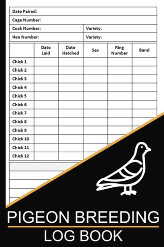Pigeon breeding log - pigeon, book