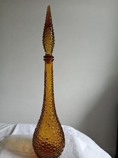 Empoli Amber genie bottle