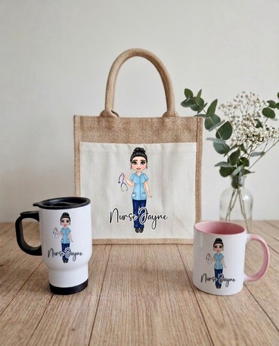 Nurse gift set - nurse, bag