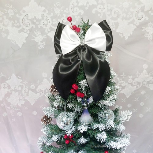 Christmas tree bow topper