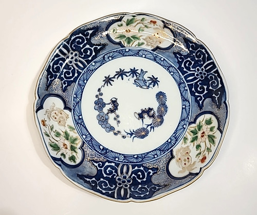 Antique porcelain dish - porcelain,