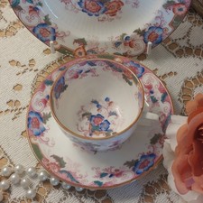 Antique Cauldon Demitasse Trio