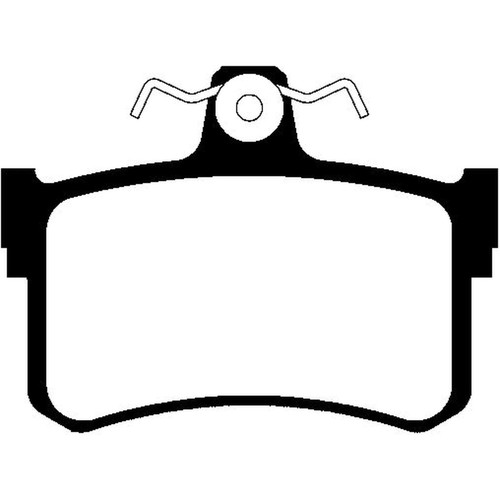 Rear brake pad set - rear,