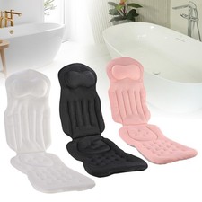 Full Body Bath Tub Pillow SPA Bathtub Mat with Suction Cups for Adults,for Full