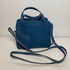 RADLEY SKY BLUE LEATHER CROSSBODY HANDBAG SHOULDER STRAP BAG