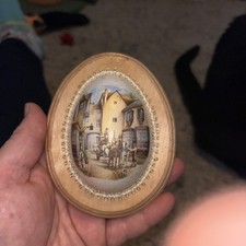 Hand Painted Mounted Half