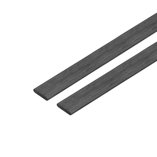 Carbon fiber strip - carbon, 2mm
