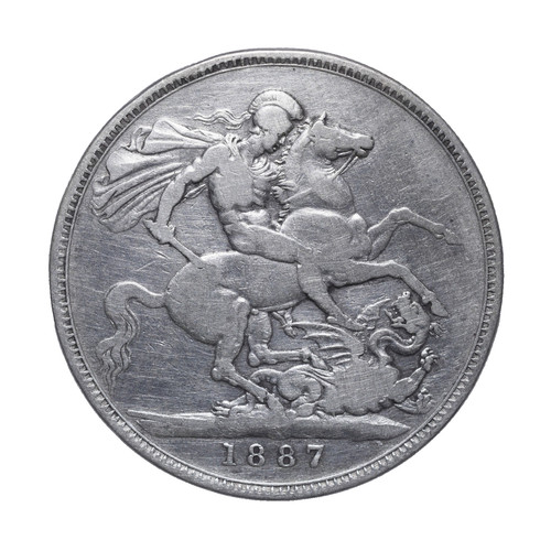 1887 great britain crown - 1887,