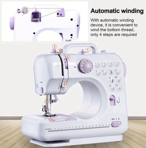 Mini sewing machine - machine, stitch