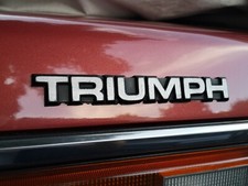Genuine & Original Triumph Acclaim “TRIUMPH” Rear Boot Badge. British Leyland.