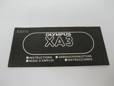 Olympus XA-3  Instruction