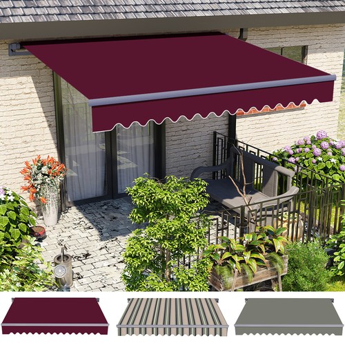 Retractable manual awning - manual,