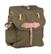 Vintage Romanian Army Surplus Canvas Rucksack