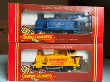 Matching Pair of Vintage Hornby 0-4-0 Tank Locos, R758 R759, OO gauge, Excl cond