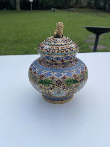 Chinese champleve cloisonne - champleve,