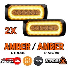 2x - Dual Function Amber LED
