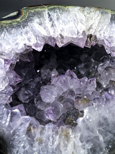 4kg natural amethyst geode - natural,