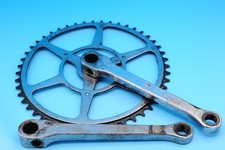 1958 Williams Chainset with 48T chain ring. Made in England. Used. RH