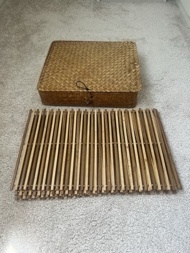 Vintage bamboo roll - bamboo, roll-up