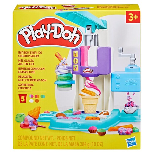 Play doh rainbow - rainbow, swirl