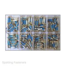 Assorted 30mm glass fuses - 30mm,
