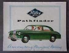 RILEY PATHFINDER orig 1955 UK Mkt Sales Brochure