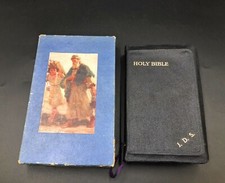 HOLY BIBLE Leather Bound Book