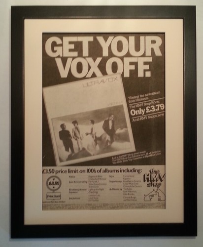 ULTRAVOX*Vienna*HMV*1981*RARE*