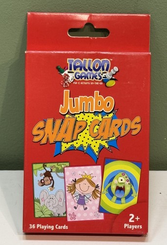 Jumbo snap playing cards - jumbo,