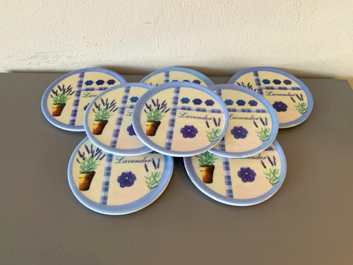 Set melamine lavender - of,