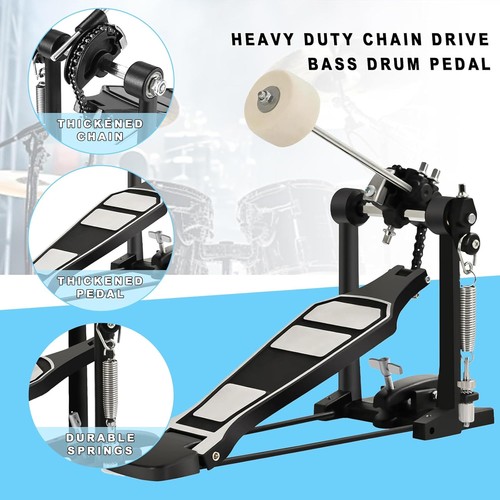 Single bass drum pedal - bass, foot