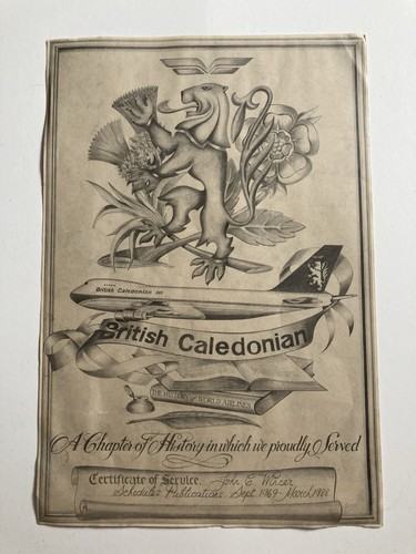 Vintage british caledonian - vintage,