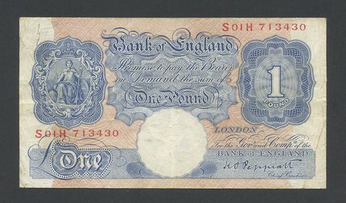 Bank england note 1940 - england,