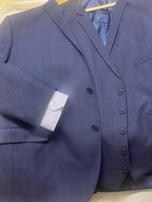 LAMBRETA-OFFICIAL PRODUCTS-slim-fit-2Buttons-3pieces Notched Suit Men’s U.K-46R