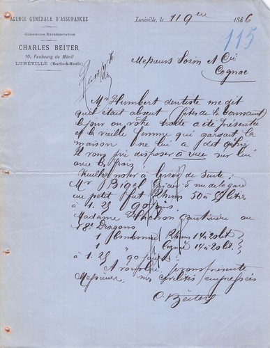 Luneville insurer beiter - luneville,