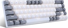 MageGee Portable 60% Gaming Mechanical Keyboard, Minimalist MK-Box Ice Blue Bac