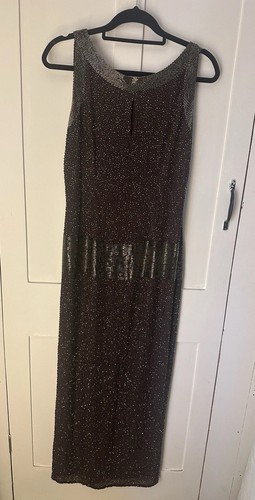 Vintage gia scala brown silk - brown,