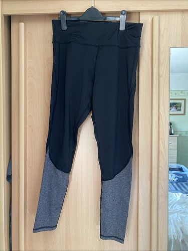 Black and grey sports leggings - and,