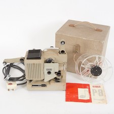 EUMIG P8 PHONOMATIC 8mm CINE PROJECTOR With ORIGINAL CASE & MANUAL c.1954-69