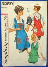 Vintage Simplicity 6250 Apron