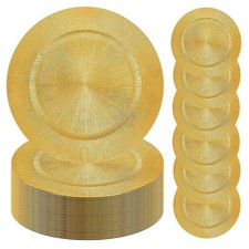 100 Pcs Charger Plates Bulk