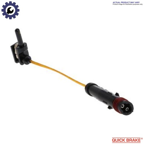 Warning contact brake pad wear - contact,