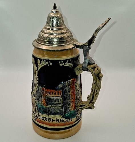 Ceramic beer stein - beer, with