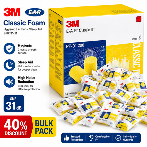 Ear classic foam plugs - 3m,