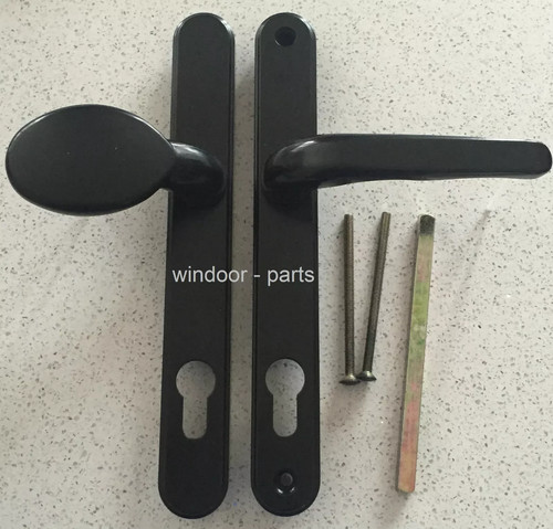 Black lever pad upvc - lever,