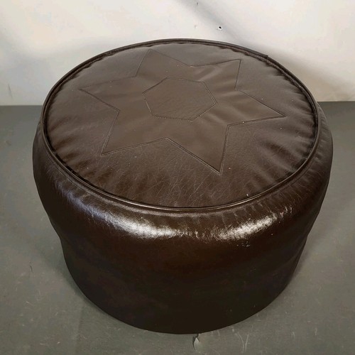 Vintage sherborne vinyl pouffe - sherborne,