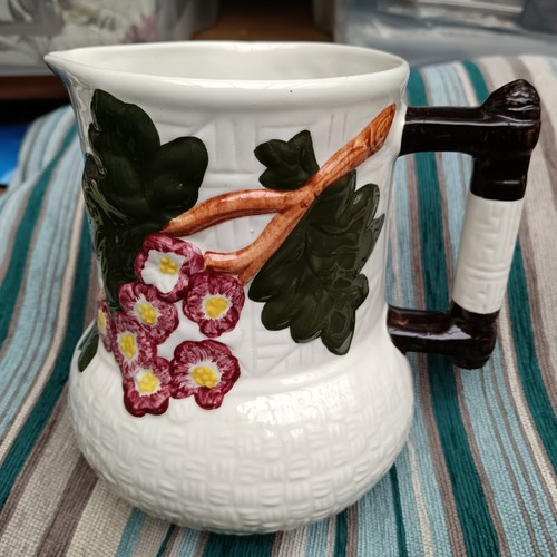 Shorter son majolica pitcher - &,